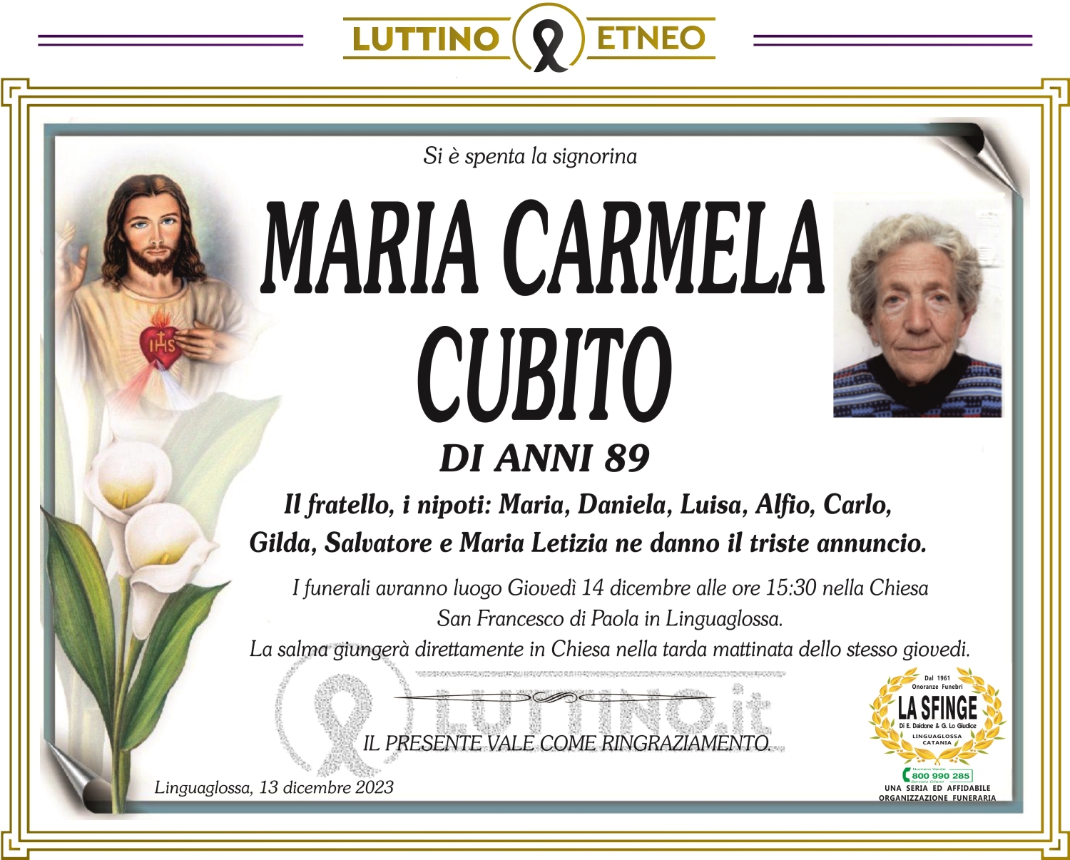 Maria Carmela Cubito